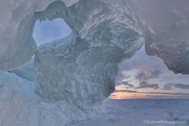 Ice Caves Leelanau Peninsula by Ken Scott