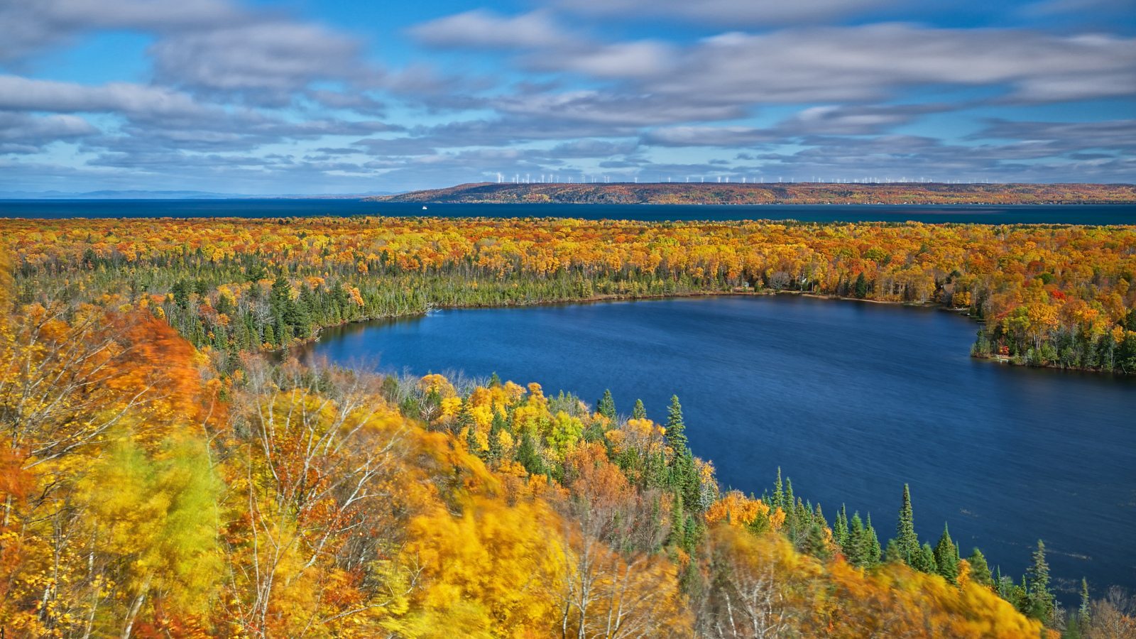 mission hill overlook, chippewa county, michigan by twurdemann