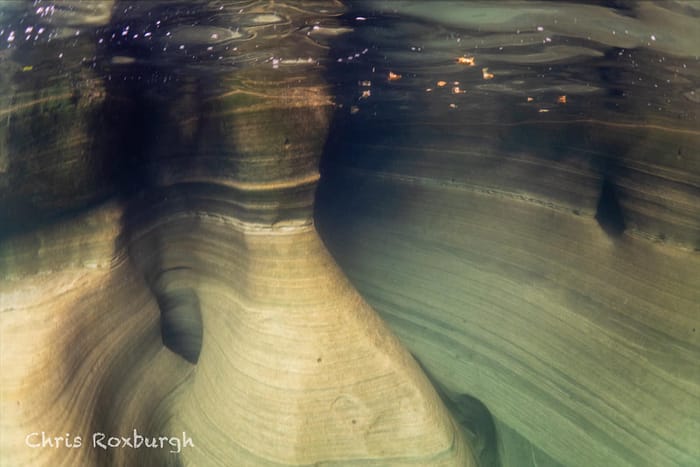 Underneath Miners Castle II by Chris Roxburgh