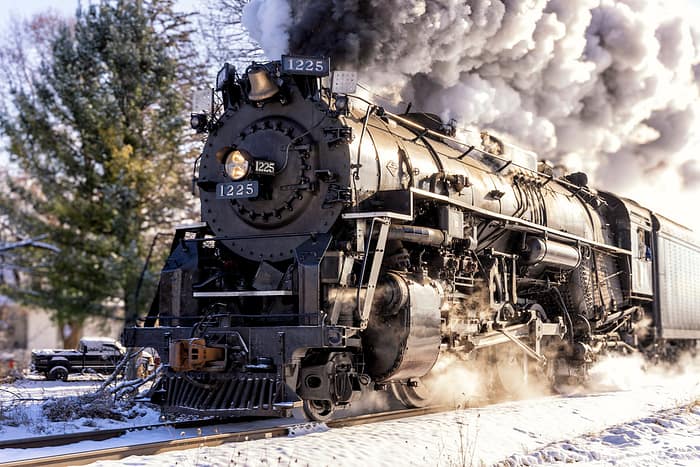 Bannister Mi Polar Express by Charles Bonham