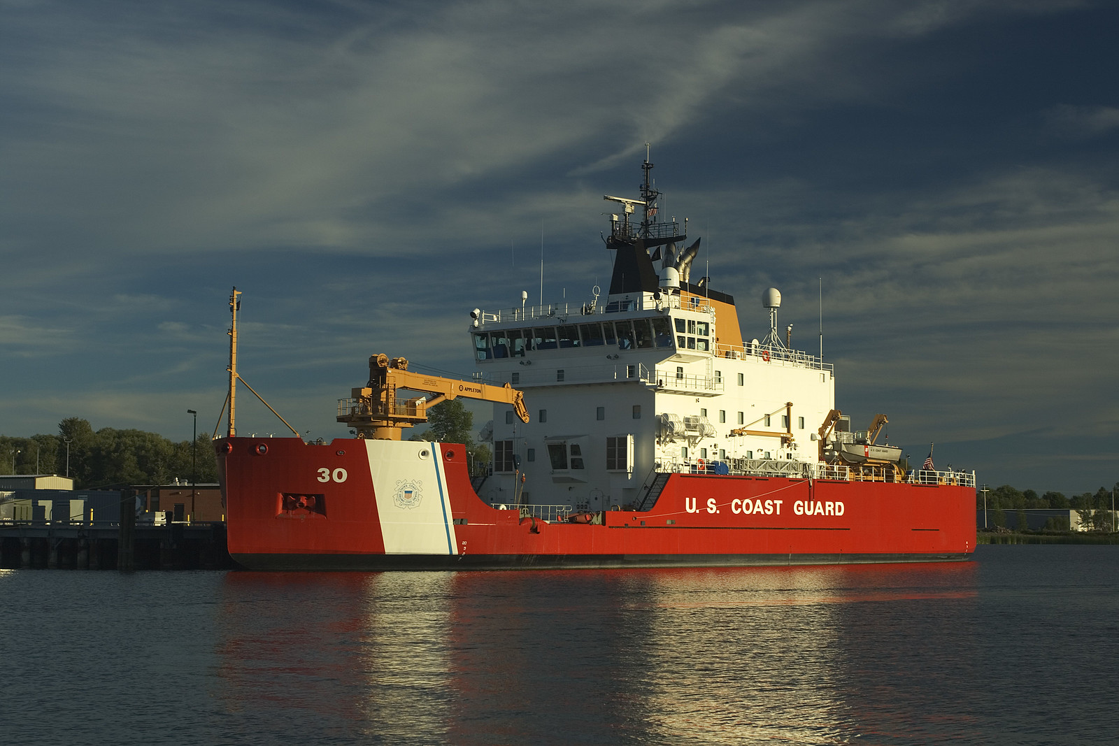 New USCG Cutter Mackinaw by Skip Barnes