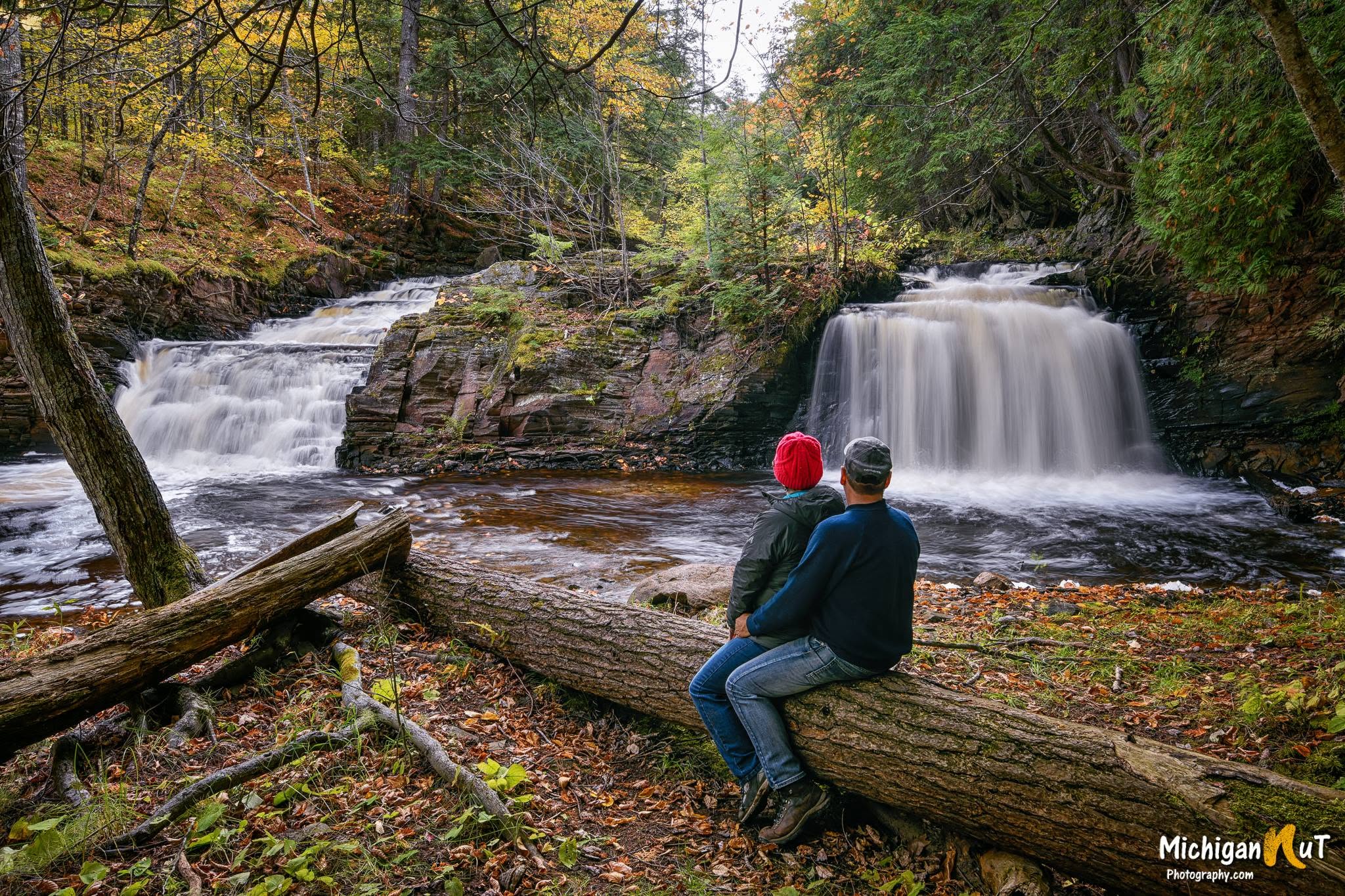Big Falls near Skanee by Michigan Nut Photography
