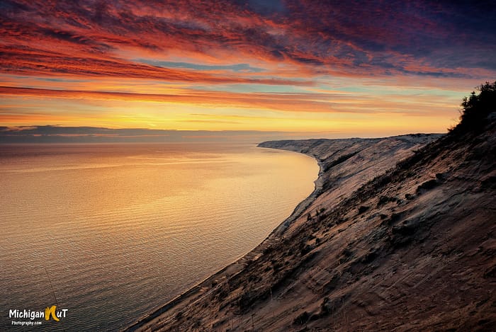 Grand Sable Dunes Sunrise by Michigan Nut Photography