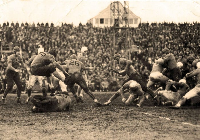 Detroit's first Thanksgiving Day game 1934