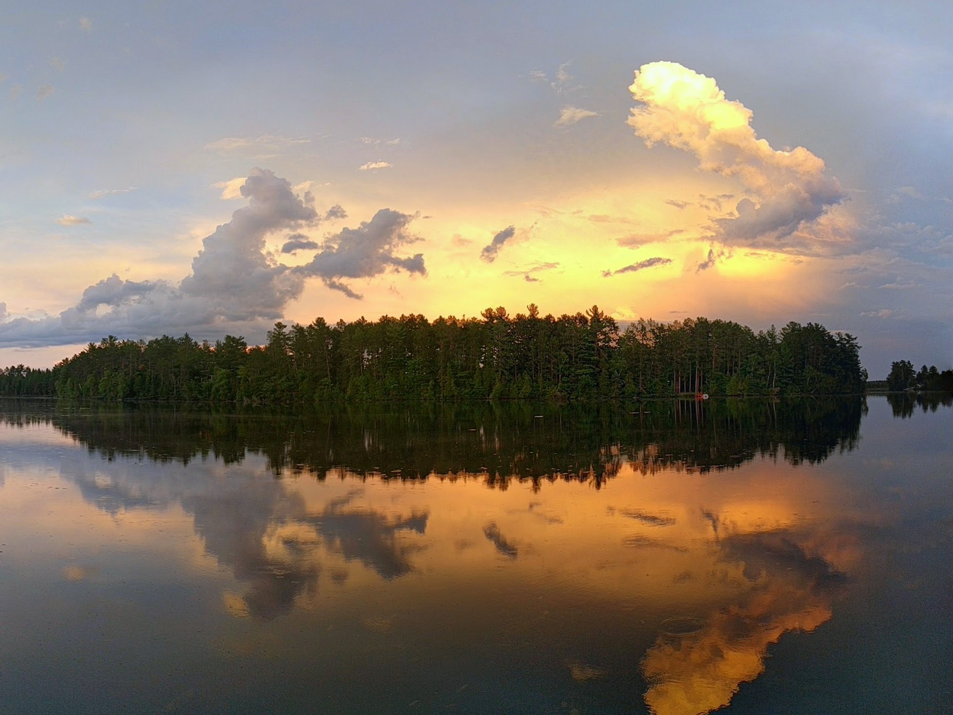 Evening Clouds After Rain