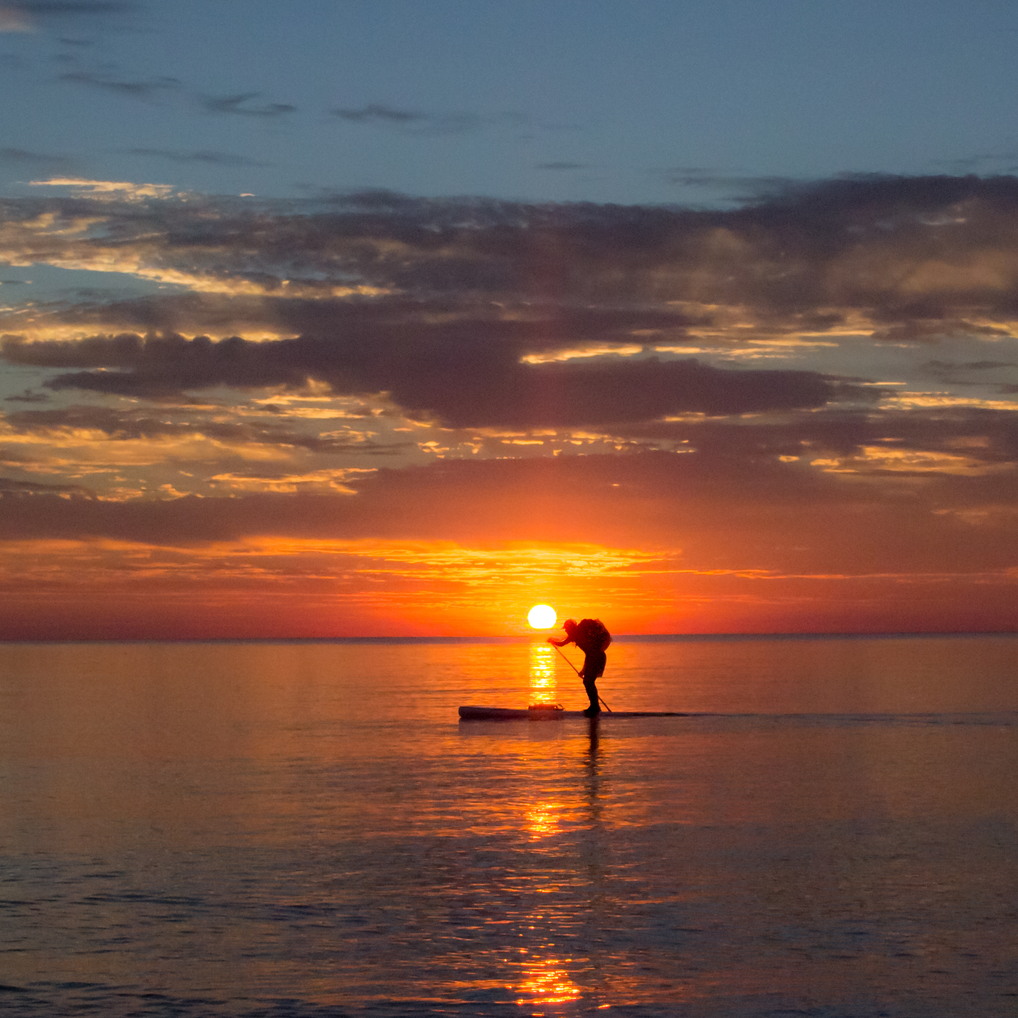 paddling home