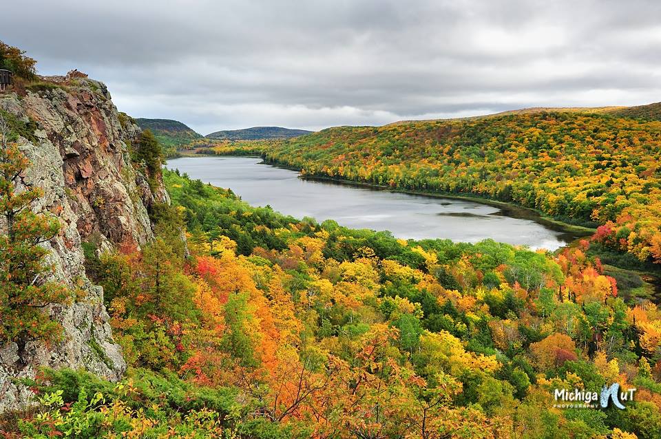 Autumn Day at Lake of the Clouds